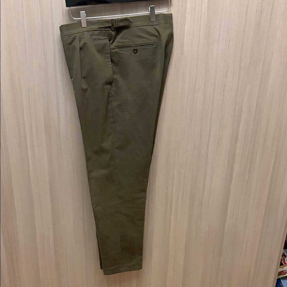 Drake's - Olive Tailored Game trouser - Size 44